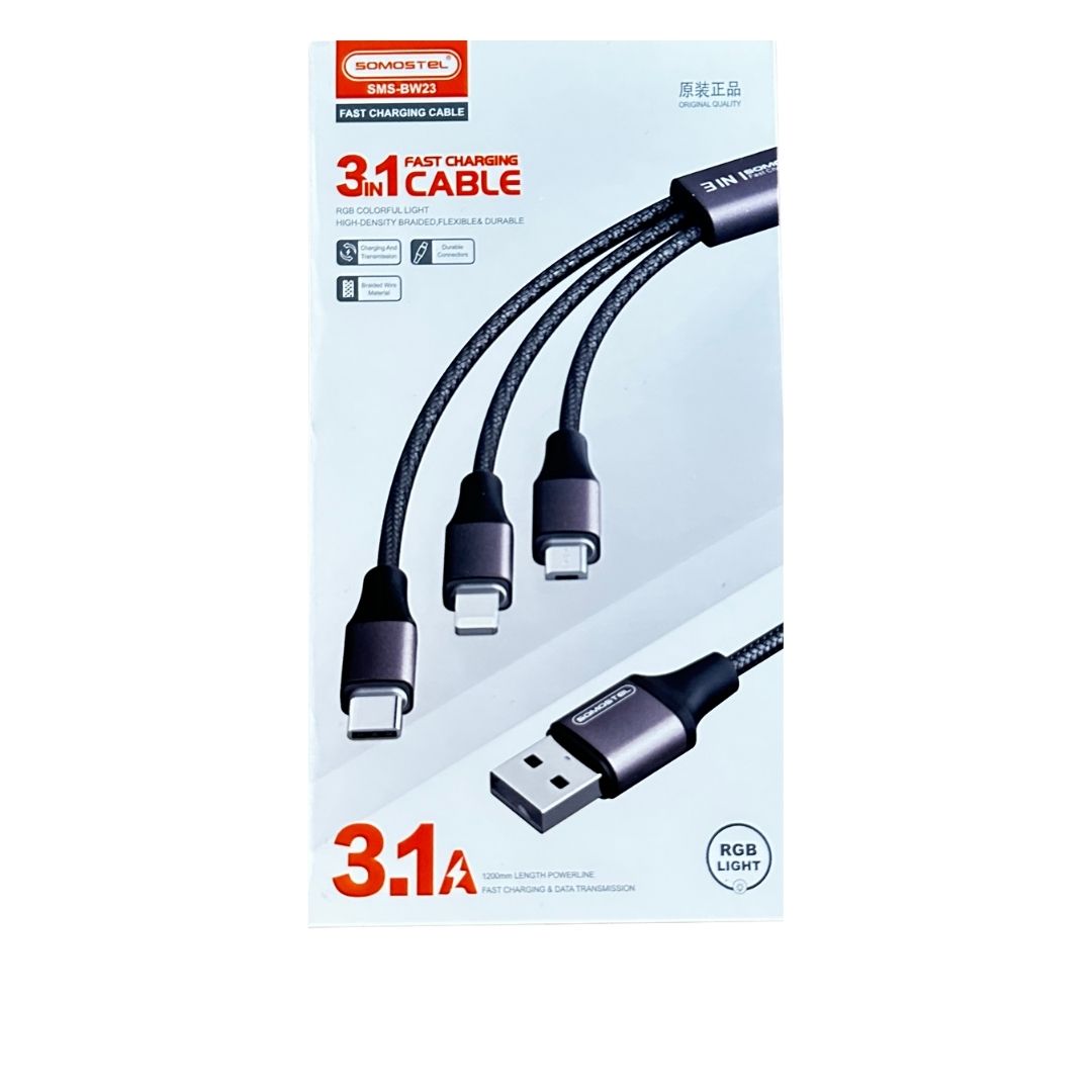 Cable Pulpo Tipo C, Usb, V8 Carga Rapida