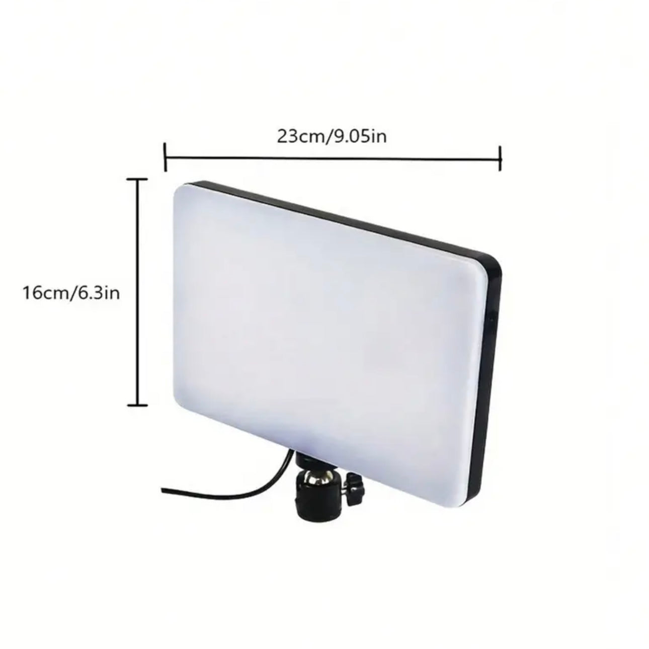 Luz De Panel Led Con Soporte O Tripode De Hierro Ajustable Hasta 1.1m Kit Creadores De Contenido