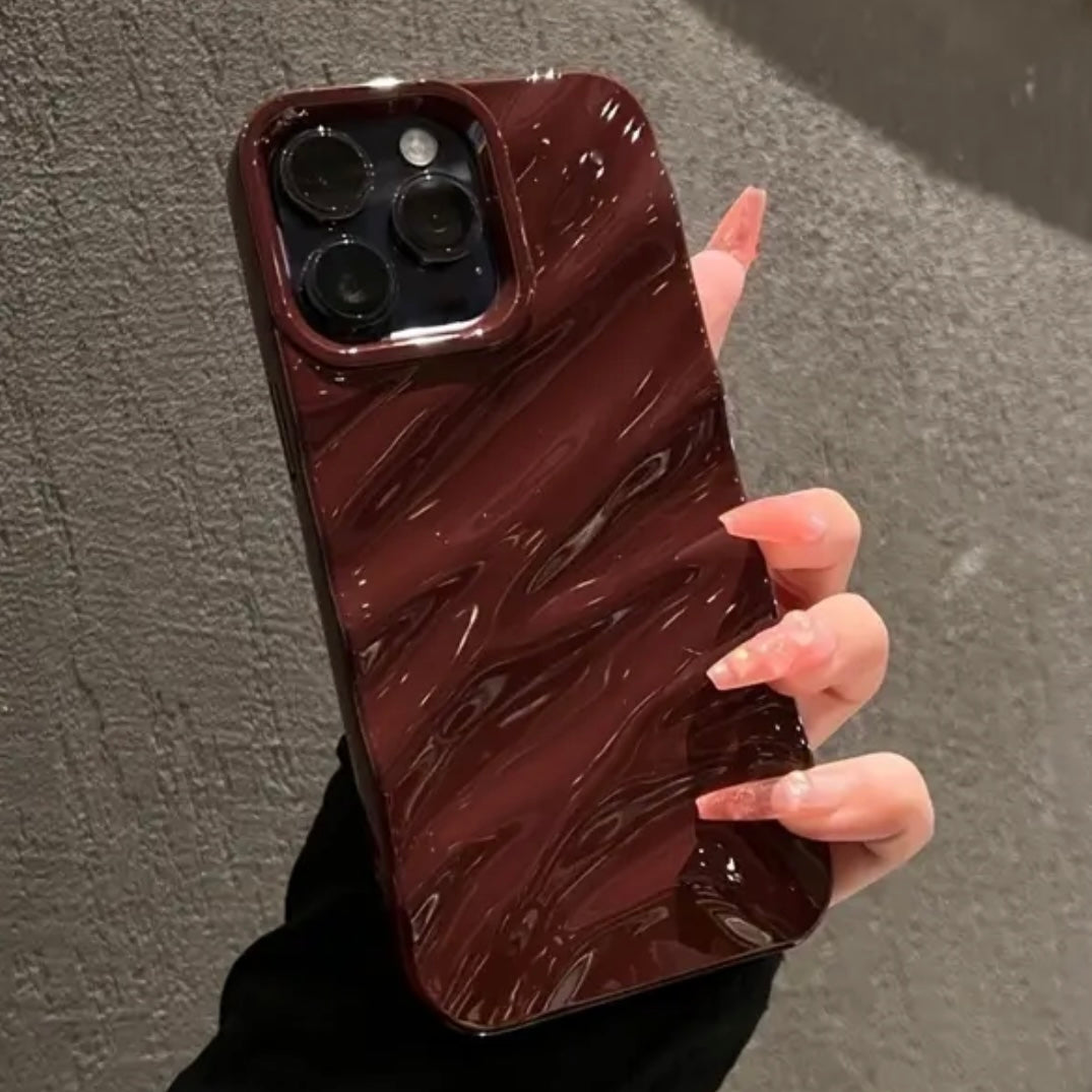 Estuche Ondulado Vinotinto